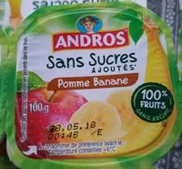 Mängden socker i Compote Pomme Fraises Sans Sucres Ajoutés