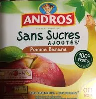 Mängden socker i Compote pomme banane