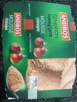 Mängden socker i Sensation fondante Mousse châtaigne