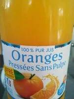 Mängden socker i Oranges pressées