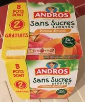 Mängden socker i Compote pomme abricot