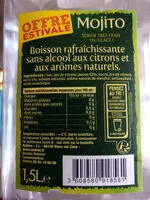 Mängden socker i Mojito cocktail sans alcool