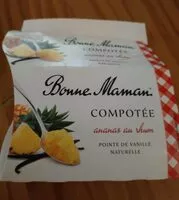 Mängden socker i Compotée ananas au rhum
