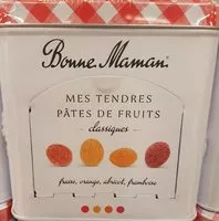 Mängden socker i Mes tendres pâtes de fruits