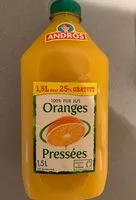 Mängden socker i Oranges Pressées