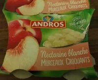Mängden socker i Dessert de nectarines blanches et pêches blanches avec morceaux