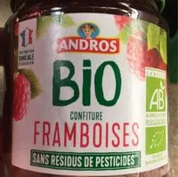 Mängden socker i Confitures framboises bio