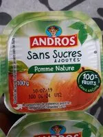 Mängden socker i Pomme nature sans sucres ajoutés