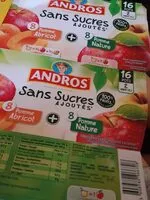 Mängden socker i Compotes 8 Pomme + 8 Pomme Abricot