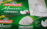 Mängden socker i Mousse noix de coco