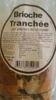 Mängden socker i Brioche tranchée aux pépites de chocolat