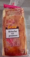 Mängden socker i Brioche aux éclats de pralines