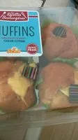 Mängden socker i 4 muffins fourrés citron