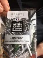 Mängden socker i Carrés bonheur de chocolat
