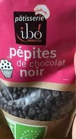 Mängden socker i Pepites de chocolat noir