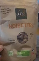 Mängden socker i Noisettes décortiquées