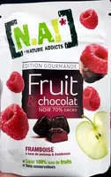 Mängden socker i Édition gourmande Fruit & Chocolat noir Framboise