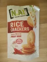 Mängden socker i Rice Crackers piment doux N.A!