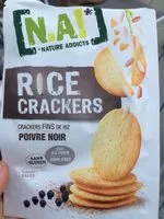 Mängden socker i Rice Crackers Black pepper