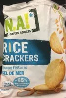 Mängden socker i Rice Crackers Finement Salé