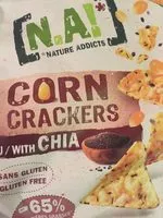 Mängden socker i Corn Crackers Au Chia