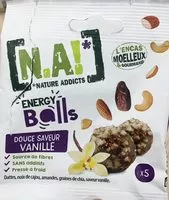 Mängden socker i Energy Balls - Douce Saveur Vanille