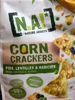 Mängden socker i Corn crackers