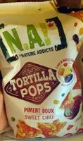 Mängden socker i Tortilla Pops  au piment doux