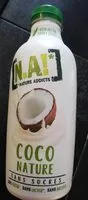 Mängden socker i N.A. COCO NATURE SANS SUCRE