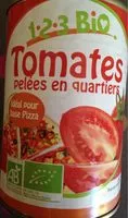 Mängden socker i Tomates pelées en quartiers
