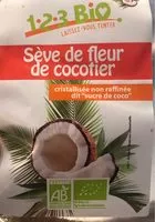 Mängden socker i Seve de fleur de cocotier crystallisée