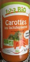 Mängden socker i Carottes jus lactofermenté