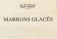 Mängden socker i Marrons glacés