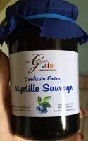 Mängden socker i Confiture extra myrtille sauvage