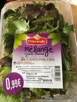 Mängden socker i Melange de jeunes pousses