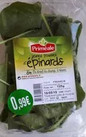 Mängden socker i Jeunes pousses d'épinard France