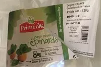 Mängden socker i Jeunes pousses d'épinards