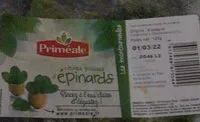 Mängden socker i Jeunes pousses d’épinards