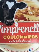 Mängden socker i Coulommiers au lait pasteurisé