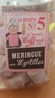 Mängden socker i Meringue aux Myrtilles