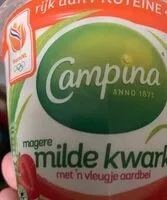 Mängden socker i Magere milde kwark met vleugje aardbei