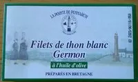 Mängden socker i Filets de thon blanc Germon à l'huile d'olive