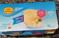 Mängden socker i Natillas de vainilla sin azucar añadido