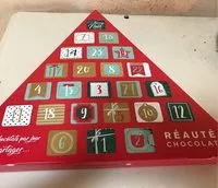 Mängden socker i Chocolat calendrier