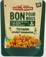 Mängden socker i Torsades poulet basquaise