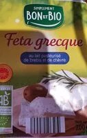 Mängden socker i Feta grecque bon et bio