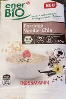Mängden socker i Porridge Vanille-Chia