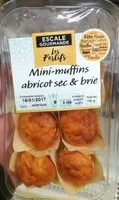 Mängden socker i Mini-Muffins Abricot Sec & Brie