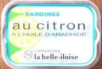 Mängden socker i Sardines au citron et à l'huile d'arachide