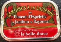 Mängden socker i Sardines à la luzienne au piment d'Espelette